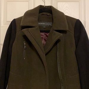 NEVER WORN Colorblock Peacoat